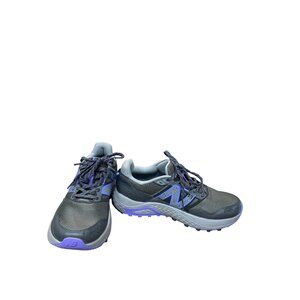 New Balance T 410 Womens Black Purple Trail Running Sneakers Sz7.5B SKU 9487